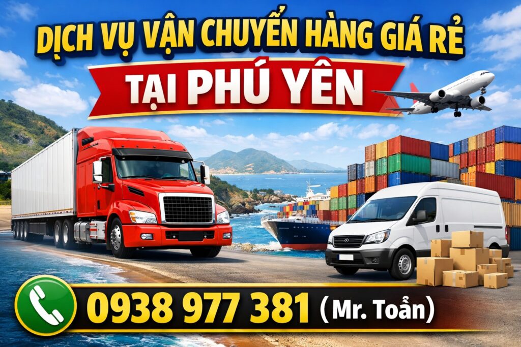Dịch Vụ Vận Chuyển Hàng Giá Rẻ Tại Phú Yên – Trung Chuyển 247