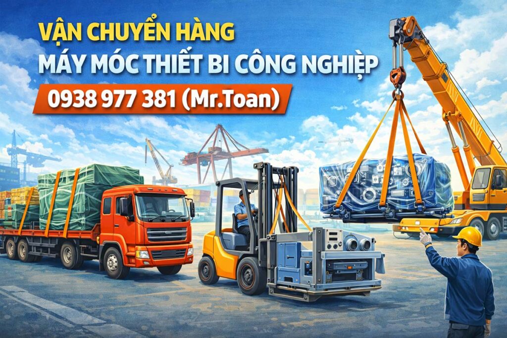 Vận Chuyển Hàng Máy Móc Thiết Bị Công Nghiệp
