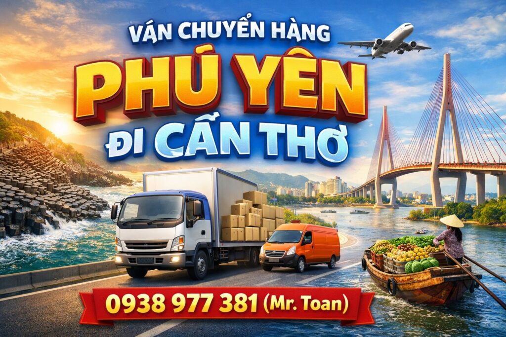 Vận Chuyển Hàng Phú Yên Đi Cần Thơ