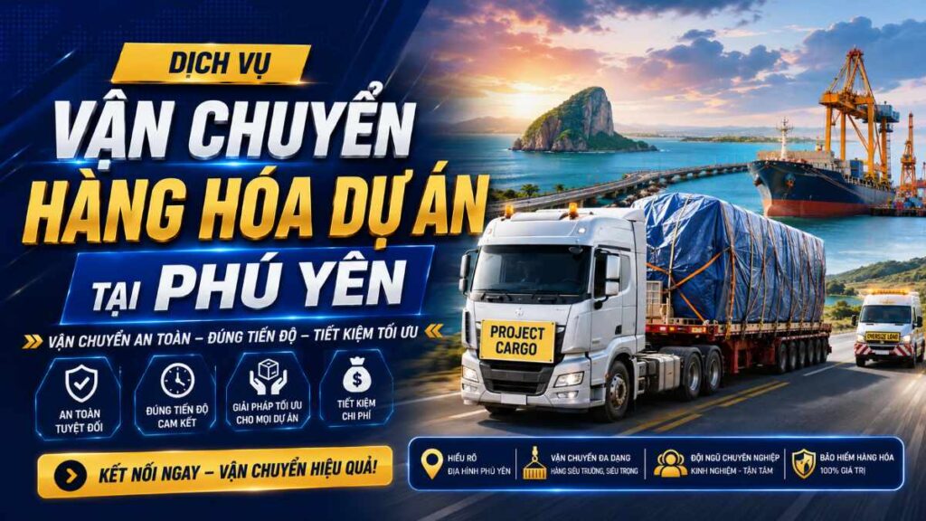 Dịch Vụ Vận Chuyển Hàng Hóa Dự Án Tại Phú Yên