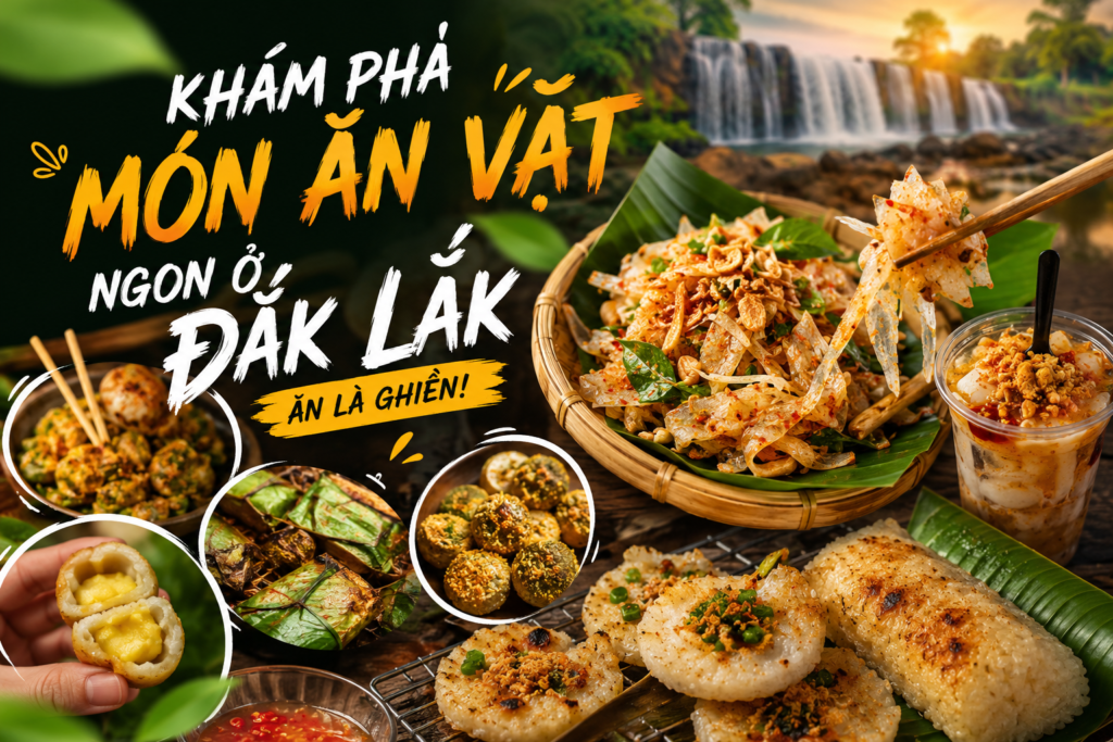 Khám Phá Món Ăn Vặt Ngon Ở Đắk Lắk | Ẩm Thực Tây Nguyên