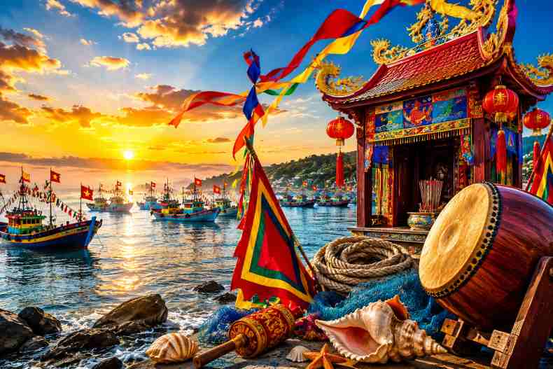 Lễ Cầu Ngư Tại Long Thủy Phú Yên - Văn Hóa Biển Truyền Thống