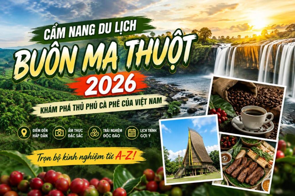 Cẩm Nang Du Lịch Buôn Ma Thuột 2026 | Khám Phá Tây Nguyên