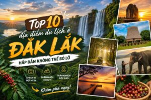 Top 10 địa điểm du lịch ở Đắk Lắk hấp dẫn không thể bỏ lỡ