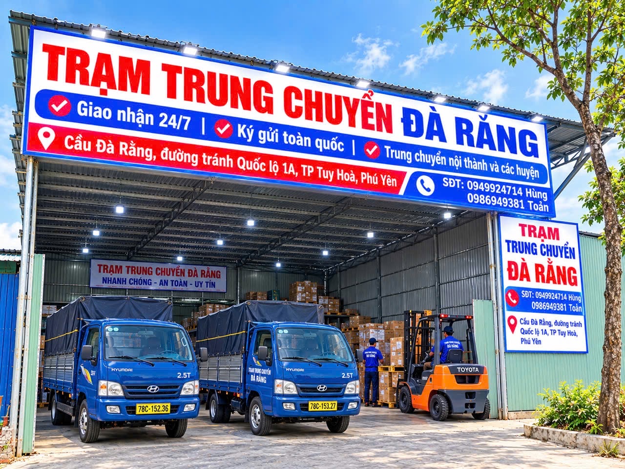 Trạm Trung Chuyển Đà Rằng - Giao Nhận Hàng 24/7 Tại Phú Yên